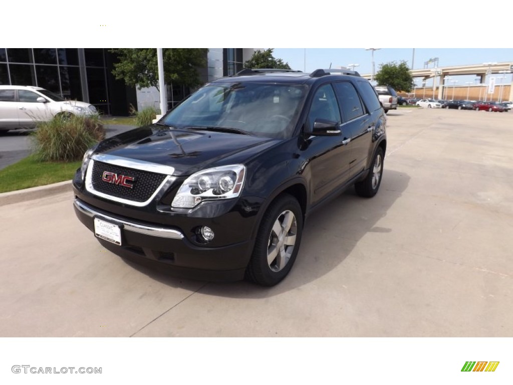 2012 Acadia SLT - Carbon Black Metallic / Ebony photo #1