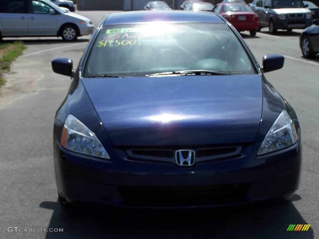 2005 Accord LX Sedan - Eternal Blue Pearl / Gray photo #3