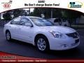 2011 Winter Frost White Nissan Altima Hybrid  photo #1