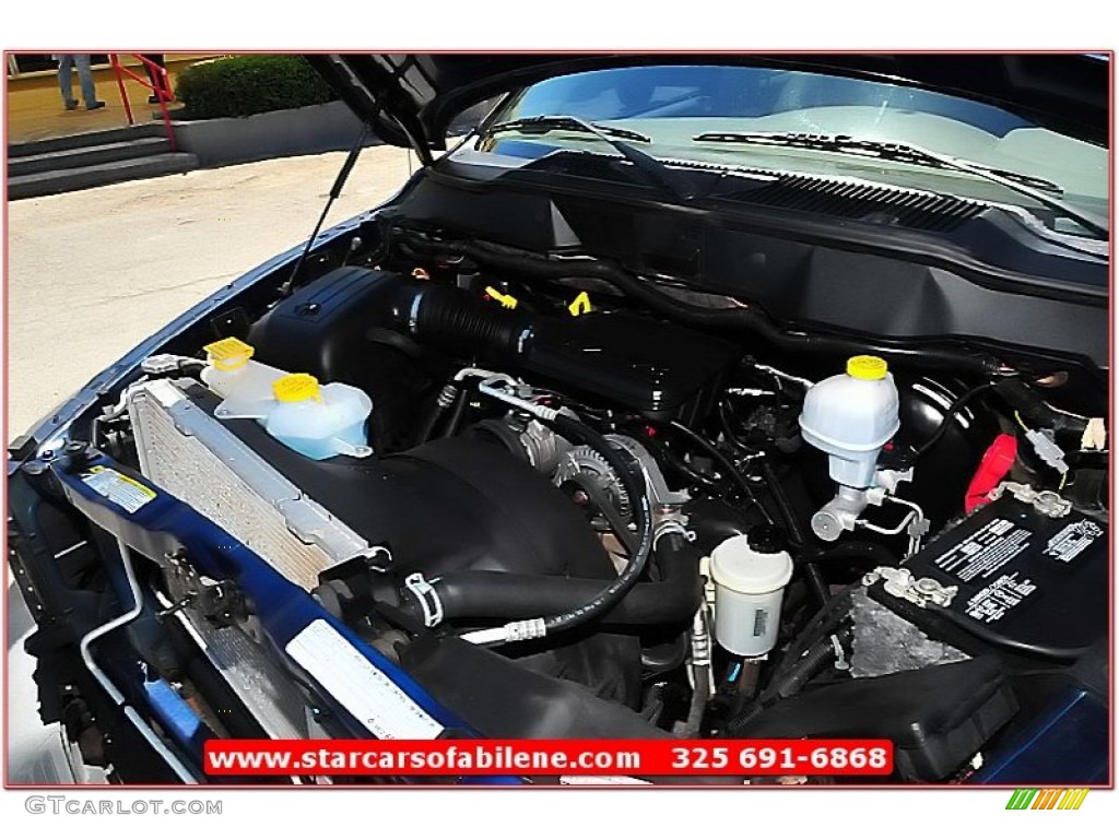 2008 Ram 1500 SXT Quad Cab - Patriot Blue Pearl / Khaki photo #24