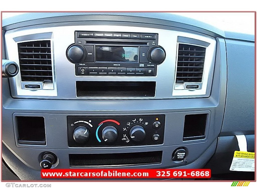 2007 Ram 1500 Lone Star Edition Quad Cab - Electric Blue Pearl / Medium Slate Gray photo #35