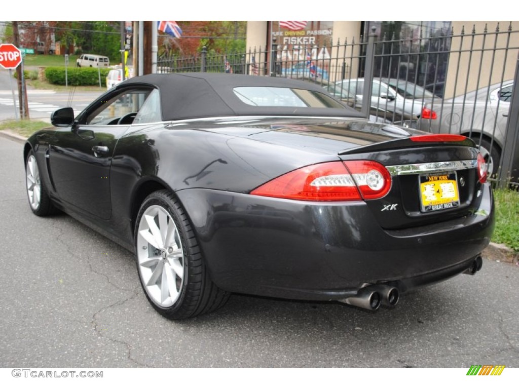 Stratus Grey Metallic 2011 Jaguar XK XKR Convertible Exterior Photo #64325847