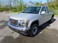 2012 Pure Silver Metallic GMC Canyon Work Truck Extended Cab 4x4  photo #3