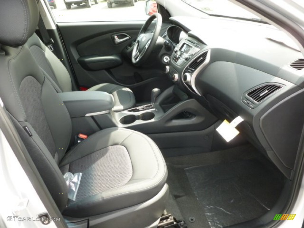 2012 Tucson GLS - Diamond Silver / Black photo #9