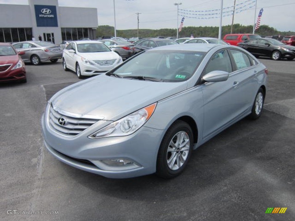 Iridescent Silver Blue Pearl 2013 Hyundai Sonata GLS Exterior Photo #64329445