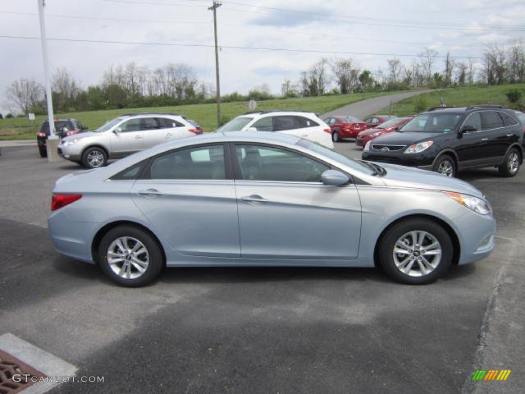 Iridescent Silver Blue Pearl 2013 Hyundai Sonata GLS Exterior Photo #64329490