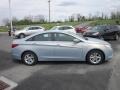 Iridescent Silver Blue Pearl 2013 Hyundai Sonata GLS Exterior