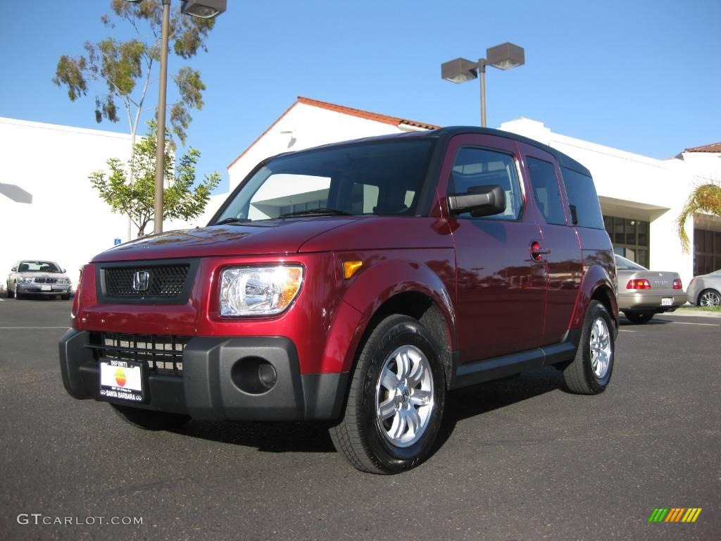 2006 Element EX-P AWD - Tango Red Pearl / Black/Gray photo #1