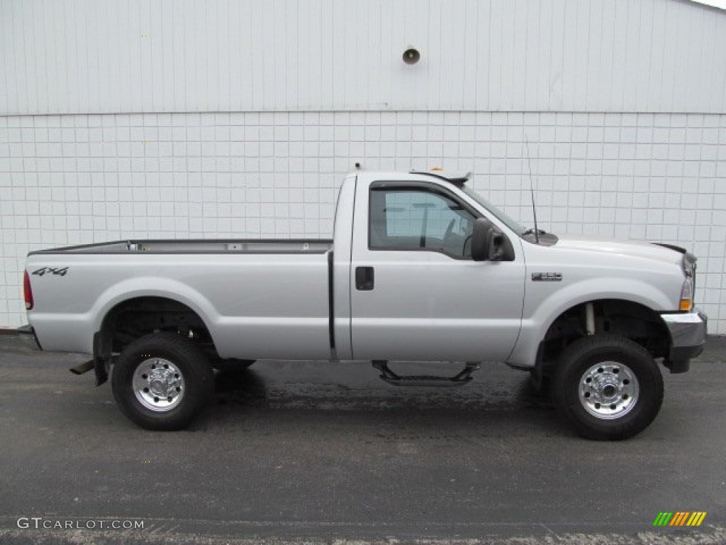 Silver Metallic 2003 Ford F350 Super Duty XLT Regular Cab 4x4 Exterior Photo #64331201