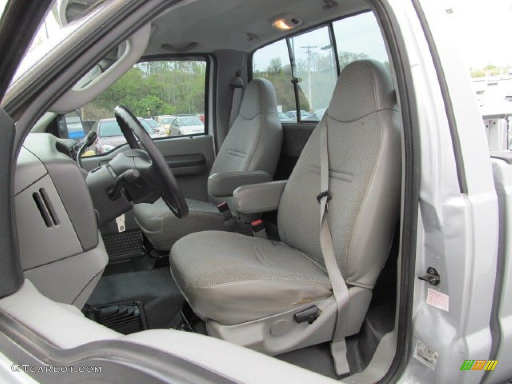 Medium Flint Interior 2003 Ford F350 Super Duty XLT Regular Cab 4x4 Photo #64331318