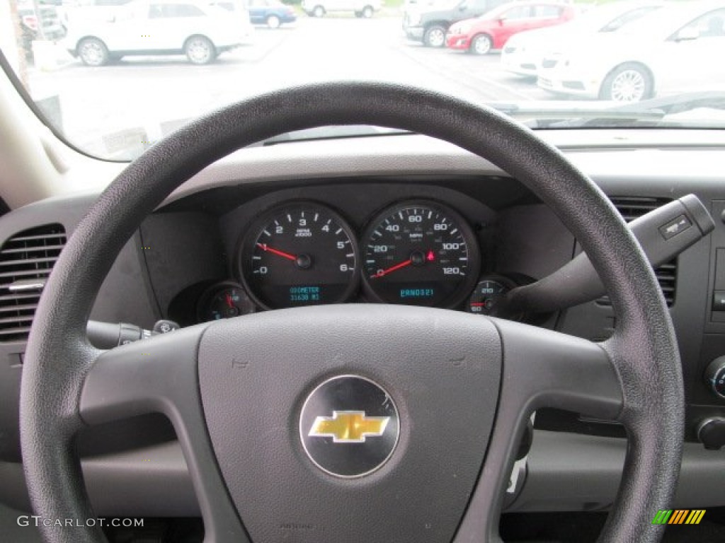 2010 Silverado 1500 Regular Cab 4x4 - Taupe Gray Metallic / Dark Titanium photo #19