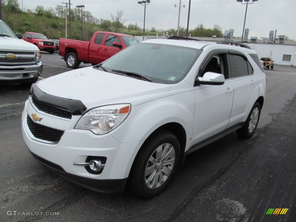 2010 Equinox LT AWD - Summit White / Jet Black photo #6