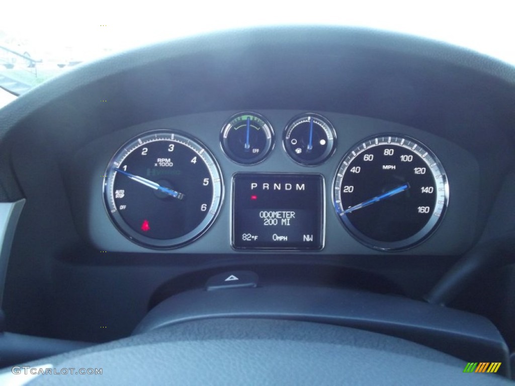 2012 Cadillac Escalade Hybrid Gauges Photos