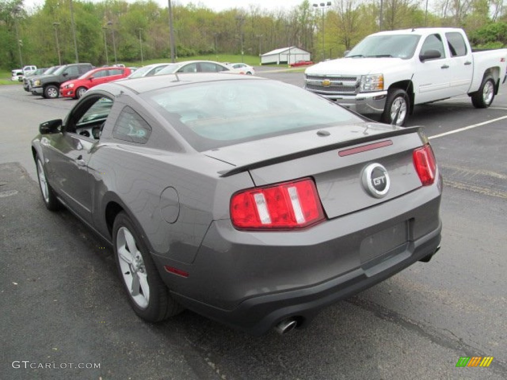 2011 Mustang GT Premium Coupe - Sterling Gray Metallic / Saddle photo #7