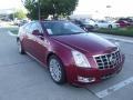 2012 Crystal Red Tintcoat Cadillac CTS Coupe  photo #2