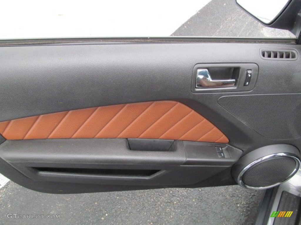2011 Mustang GT Premium Coupe - Sterling Gray Metallic / Saddle photo #13
