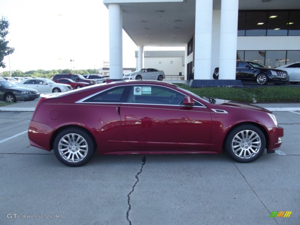 Crystal Red Tintcoat 2012 Cadillac CTS Coupe Exterior Photo #64332722