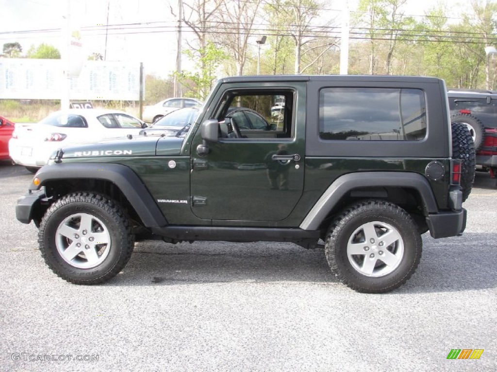 2010 Wrangler Rubicon 4x4 - Natural Green Pearl / Dark Slate Gray/Medium Slate Gray photo #9