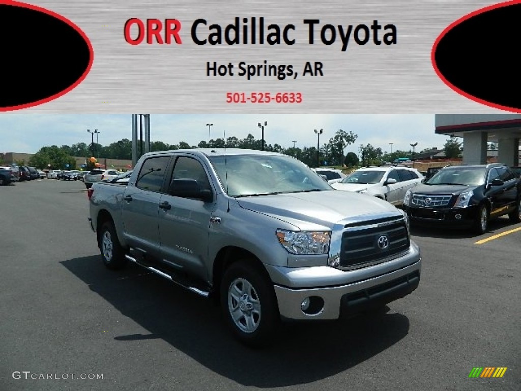 2012 Tundra SR5 CrewMax - Silver Sky Metallic / Graphite photo #1