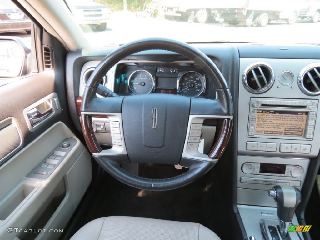 2008 MKZ Sedan - Black / Light Stone photo #14