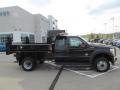 Black - F550 Super Duty XL Supercab 4x4 Dump Truck Photo No. 2
