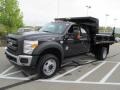Black - F550 Super Duty XL Supercab 4x4 Dump Truck Photo No. 7