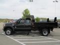 Black - F550 Super Duty XL Supercab 4x4 Dump Truck Photo No. 8