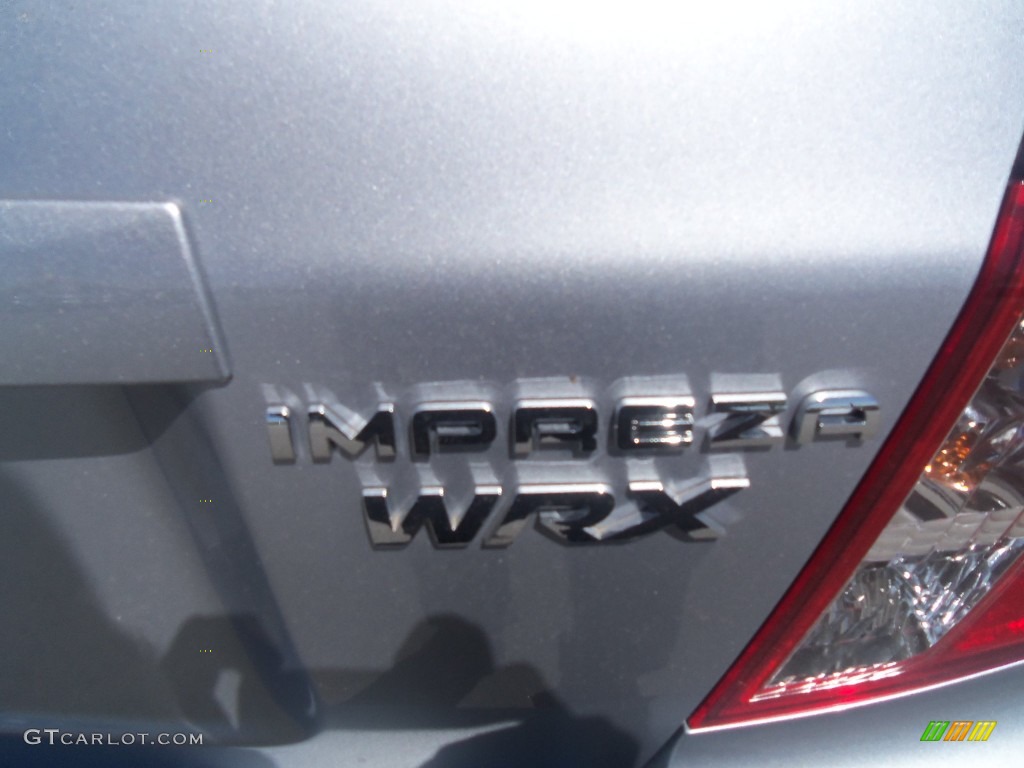 2012 Impreza WRX Premium 4 Door - Ice Silver Metallic / Black photo #5