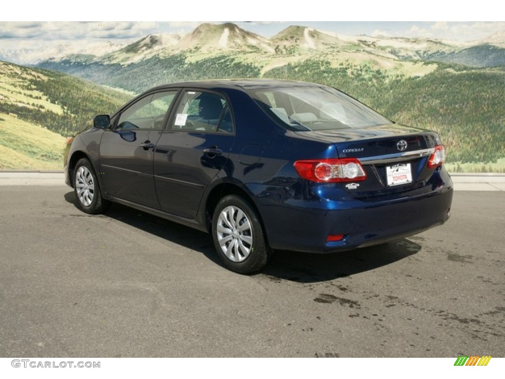 2012 Corolla LE - Nautical Blue Metallic / Ash photo #2