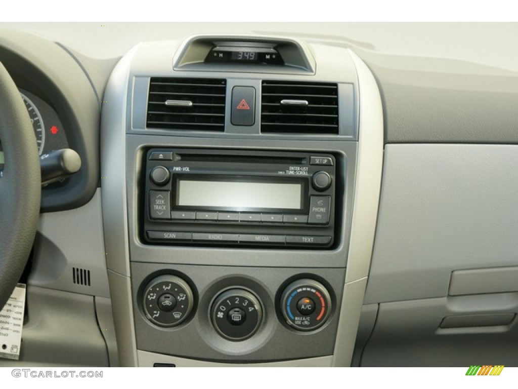2012 Corolla LE - Nautical Blue Metallic / Ash photo #11
