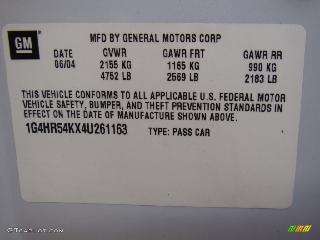 2004 LeSabre Limited - White Gold Flash / Light Cashmere photo #27