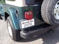 2000 Forest Green Pearl Jeep Wrangler Sahara 4x4  photo #30