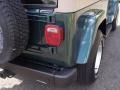 2000 Forest Green Pearl Jeep Wrangler Sahara 4x4  photo #31