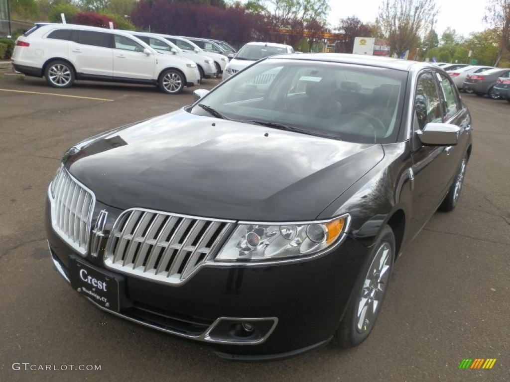 2012 MKZ AWD - Tuxedo Black Metallic / Dark Charcoal photo #2