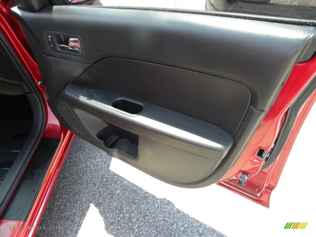 2009 Fusion SEL - Redfire Metallic / Charcoal Black/Red Accents photo #11