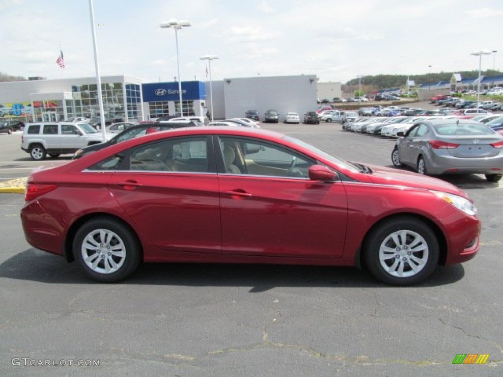 Sparkling Ruby 2013 Hyundai Sonata GLS Exterior Photo #64342340