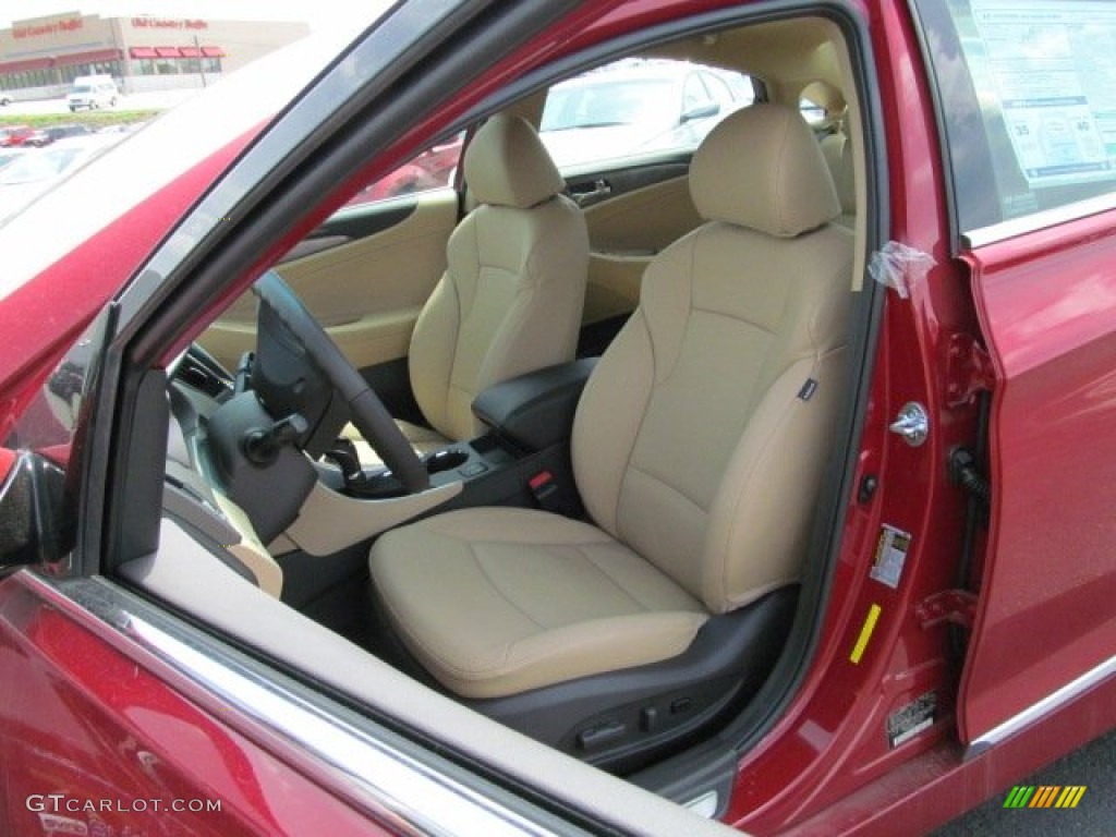 Camel Interior 2012 Hyundai Sonata Hybrid Photo #64342551