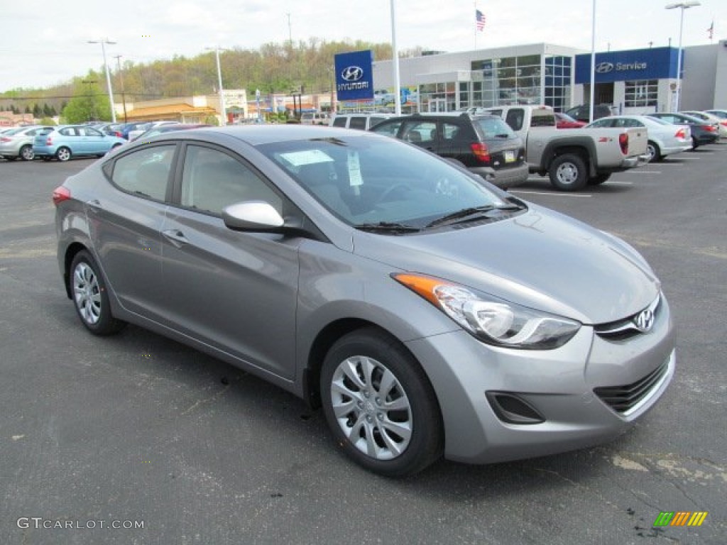 2012 Elantra GLS - Titanium Gray Metallic / Gray photo #1