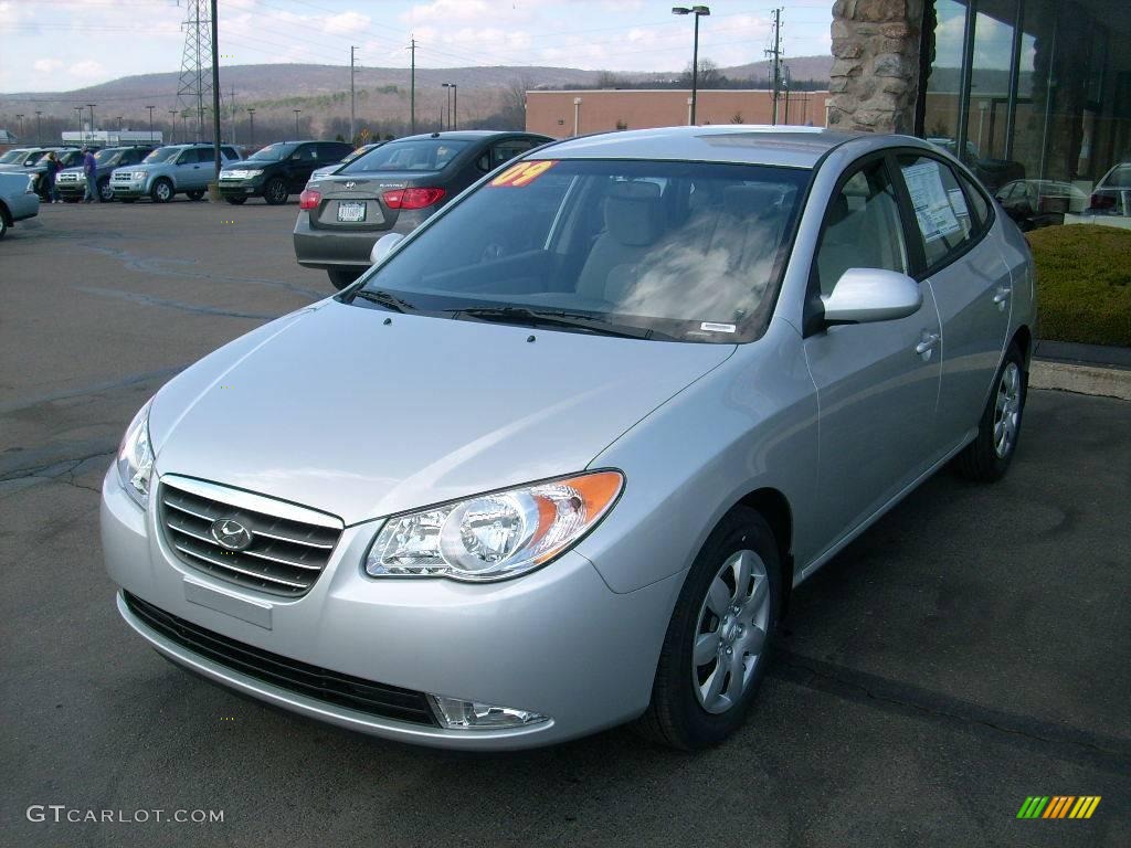 2009 Elantra GLS Sedan - Quicksilver / Gray photo #1
