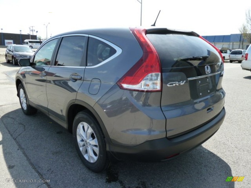 2012 CR-V EX 4WD - Polished Metal Metallic / Gray photo #3