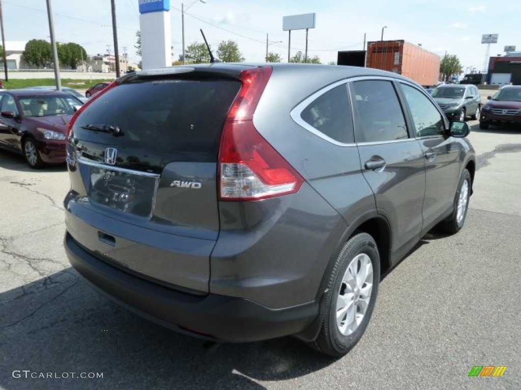 2012 CR-V EX 4WD - Polished Metal Metallic / Gray photo #5