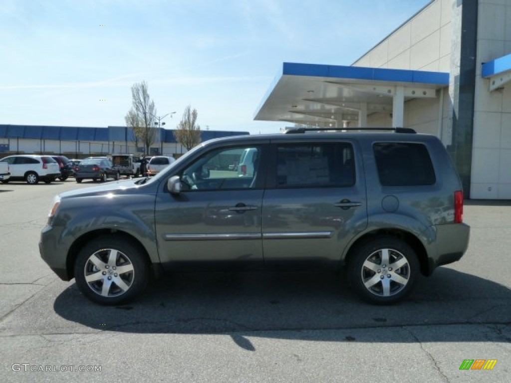 2012 Pilot Touring 4WD - Polished Metal Metallic / Black photo #2