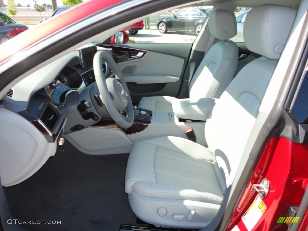 Titanium Grey Interior 2012 Audi A7 3.0T quattro Prestige Photo #64345388