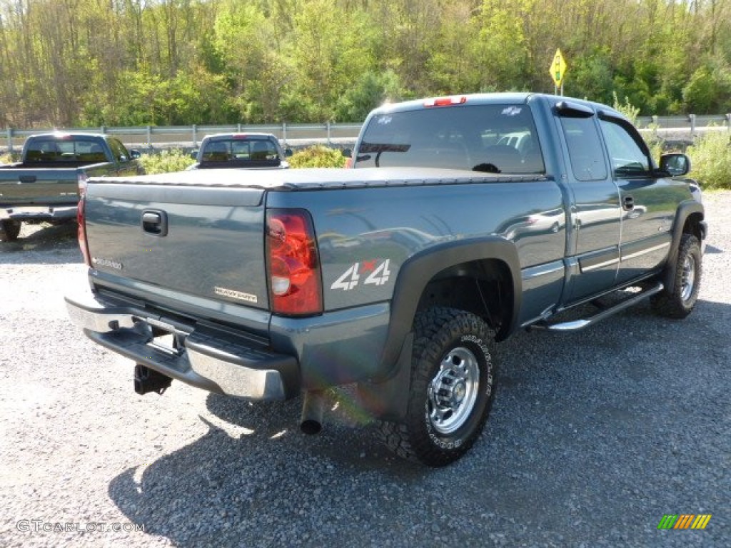 2006 Silverado 2500HD Extended Cab 4x4 - Blue Granite Metallic / Dark Charcoal photo #7