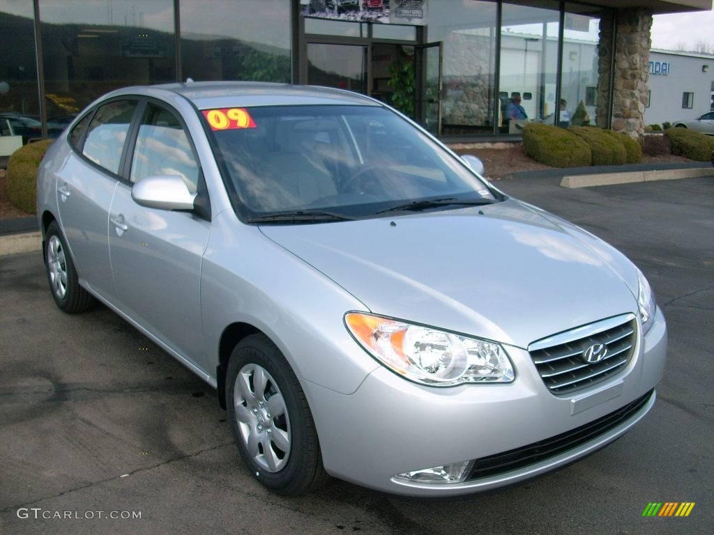 2009 Elantra GLS Sedan - Quicksilver / Gray photo #2