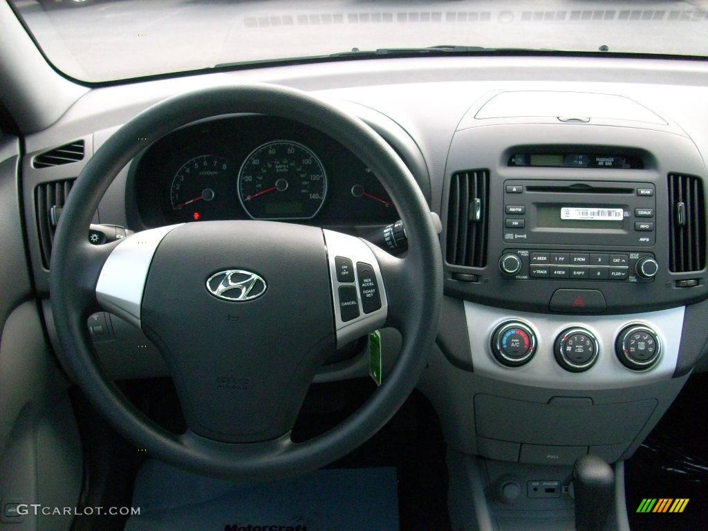 2009 Elantra GLS Sedan - Quicksilver / Gray photo #3
