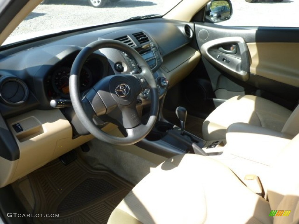 2010 RAV4 I4 4WD - Super White / Sand Beige photo #12