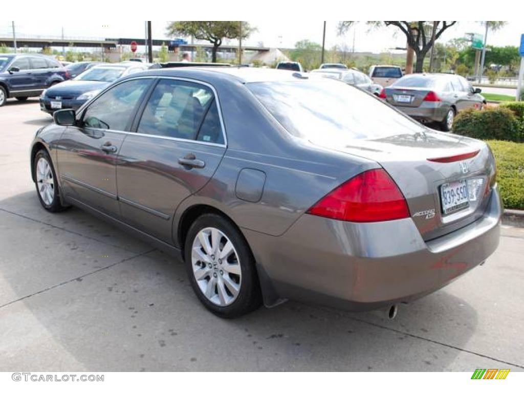 2007 Accord EX-L V6 Sedan - Carbon Bronze Pearl / Ivory photo #5