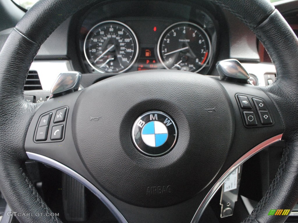 2009 3 Series 335i Convertible - Space Grey Metallic / Coral Red/Black Dakota Leather photo #18