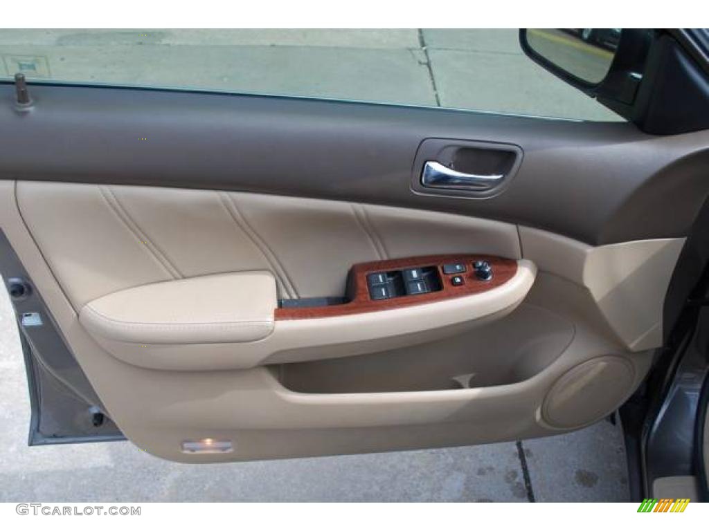 2007 Accord EX-L V6 Sedan - Carbon Bronze Pearl / Ivory photo #11